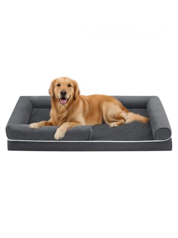 Feandrea Hundebett Blomfy in Dunkelgrau - (B)135 x (H)25 x (T)107 cm