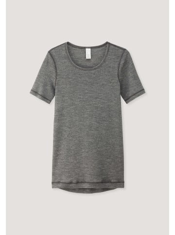 Hessnatur Halbarm-Funktionsshirt in anthrazit