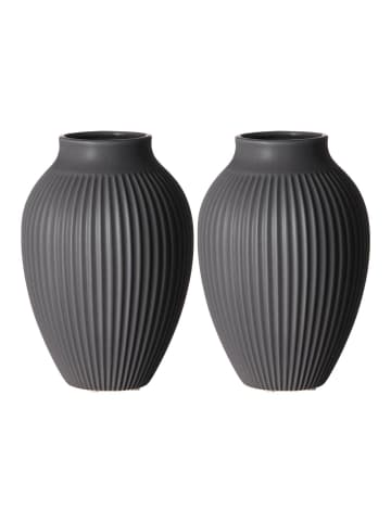 Ritzenhoff & Breker 2er Set Vasen Alsta 23 cm in Grau