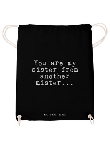 Mr. & Mrs. Panda wander rucksack You are my sister... mit Spruch in Schwarz