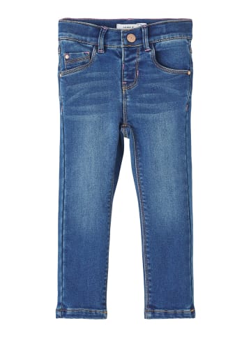 name it Thermohose in dark blue denim