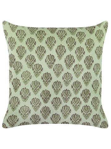 Beliani Dekokissen RUNGIA in Grün - (W) 45 x (H) 10 x (L) 45 cm