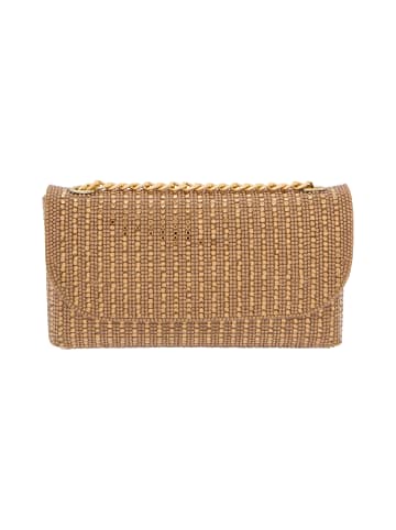 faina Women Clutch in Gold