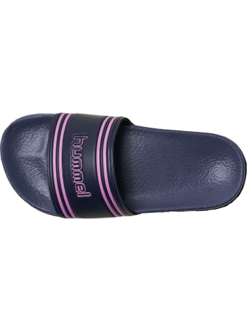 Hummel Hummel Badelatschen Pool Slide Kinder Leichte Design in BLACK IRIS