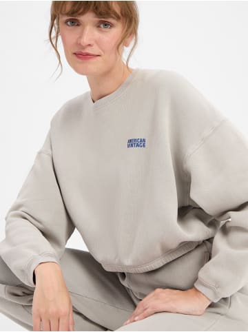 American Vintage Sweatshirt Izubird in hellgrau
