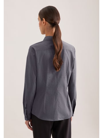 Seidensticker Hemdbluse Slim in Grau