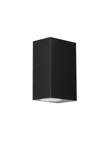 Licht-Erlebnisse Außen Wandlampe (B)6.8 x (H)15.2 cm in Schwarz