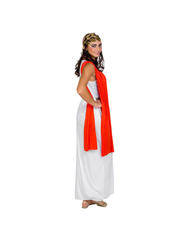 tectake Langes, bequemes Kleid, weiß