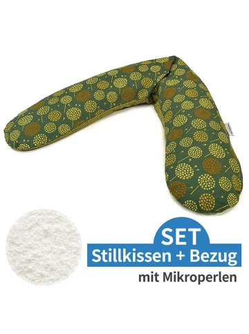 Theraline Stillkissen Das Original mit Mikroperlen-Füllung in gruen,motiv