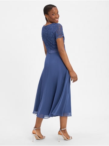 SWING Kleid in blau - 0001