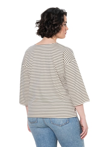 Ulla Popken Langarmshirt in vanille