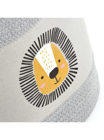 Zeller Present Stoffkorb in grau