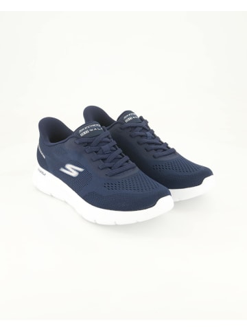 Skechers Slip On Sneaker in Blau