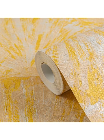 A.S. Création Tapete Graceful Fan in Goldgelb