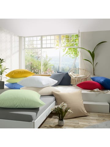 Erwin Müller Seersucker Kissenbezug Wertingen in creme