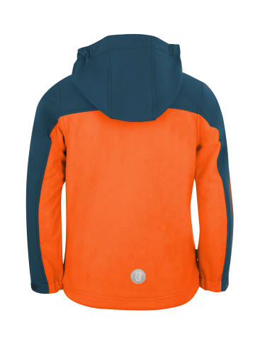 Trollkids Fleece Jacke "Trollheimen" in Mystik Blau / Orange