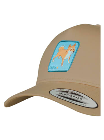 F4NT4STIC Trucker Cap Shiba Inu in Khaki