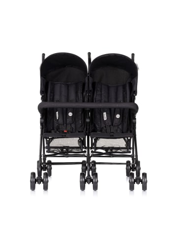 Chipolino Zwillingswagen Double Point in schwarz