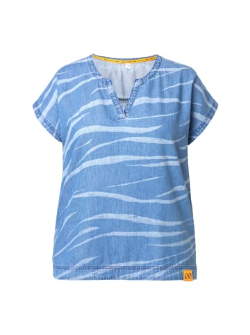 LAURASØN Bluse in blue denim