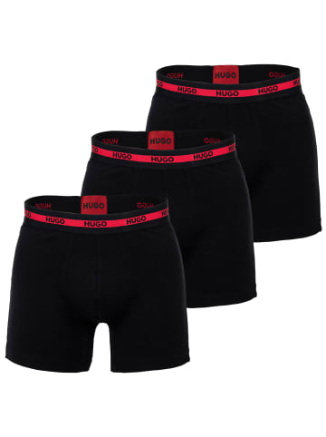 HUGO Boxershort 3er Pack in Schwarz