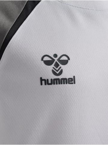 Hummel Sweatshirt Daumenlöcher Hmllead Kinder in WHITE/STEEL GRAY