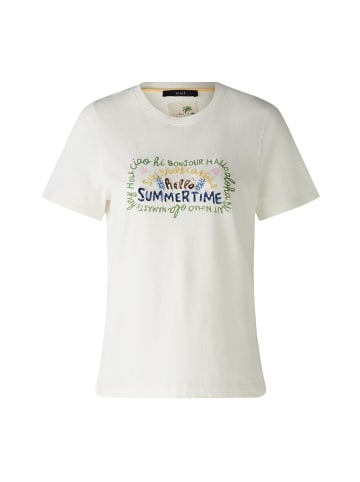 Oui T-Shirt reine Biobaumwolle in gardenia