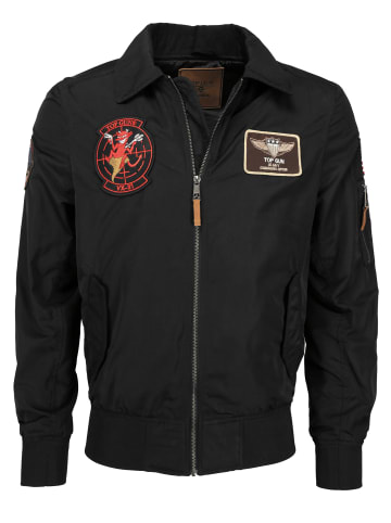 TOP GUN Nylonjacke TG20193037 in schwarz