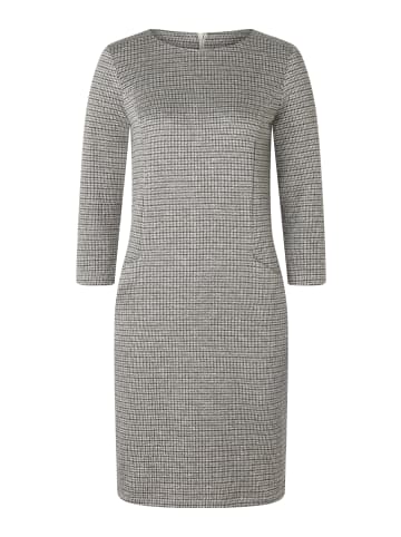 More & More schmales, kariertes 3/4-Arm-Jerseykleid in mini check