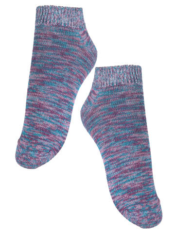 Rogo Sneakersocken Mouline in Lila