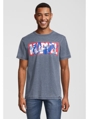 Re:Covered T-Shirt Marvel Iron Man Classic Logo in Blau