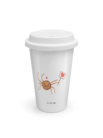 Mr. & Mrs. Panda thermobecher keramik Spinne Agathe Motivation o... in Weiß