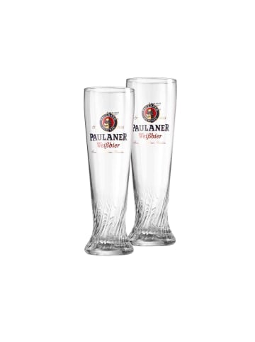 Ritzenhoff & Breker 2er Set Weizenbiergläser Paulaner 500 ml transparent in transparent