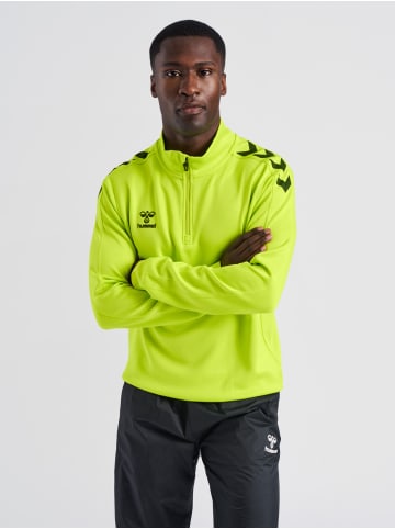 Hummel Halbreißverschluss Sweatshirt Hmlcore Erwachsene in LIME POPSICLE