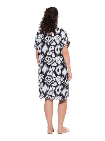 Ulla Popken Midikleid in schwarz