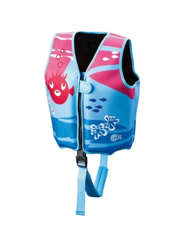 BECO SEALIFE Schwimmweste für Kinder, 18 - 30 kg, blau/pink - 3-6 Jahre