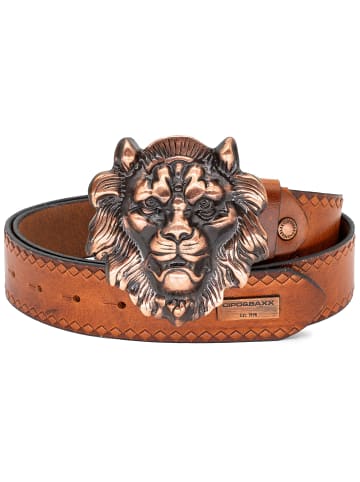 Cipo & Baxx Gürtel 95cm x 4 in Taba