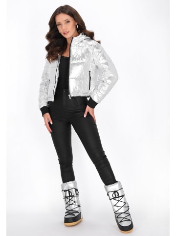 faina Women Jacket in silver