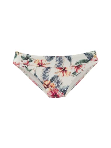 LASCANA Bikini-Hose in creme bedruckt