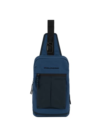 Piquadro Arne Umhängetasche RFID Schutz 18 cm in blue