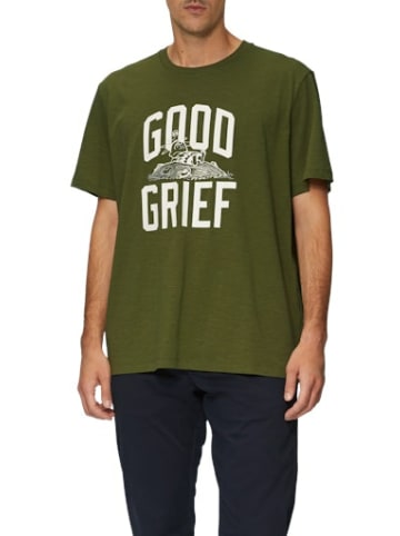 S. Oliver Print T-Shirt für Herren in uni