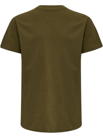 Hummel T-Shirt S/S Hmlred Basic T-Shirt S/S Kids in DARK OLIVE