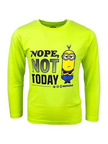 Minions Langarmshirt Minions Kevin in Hellgrün