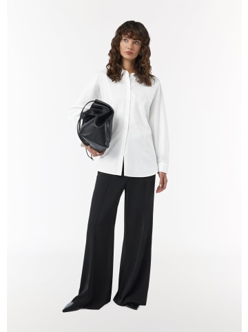 comma Bluse langarm in Weiß