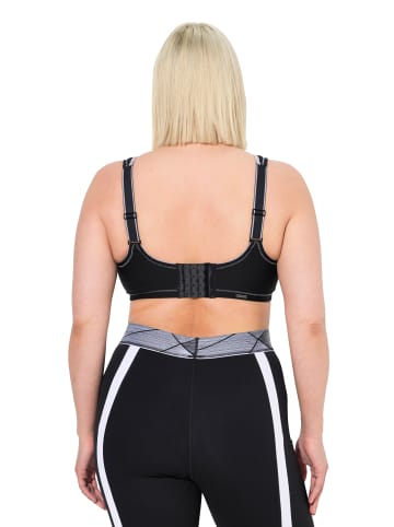 Ulla Popken Sport BH in schwarz