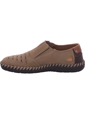 rieker Slipper Gelocht in braun