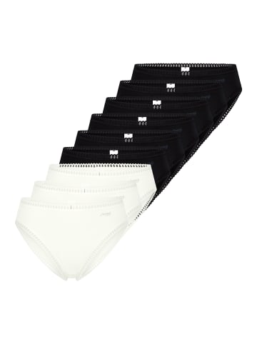 Sloggi Slip GO Crush in Schwarz / creme