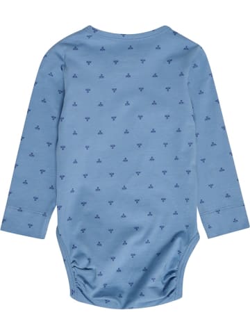 Hummel Outdoor Overall "Mini Bee Aop Body Longsleeve" in Blau