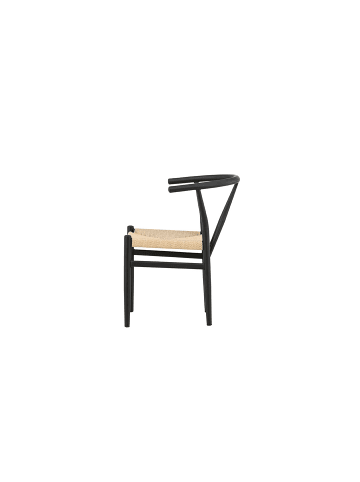 ebuy24 Esszimmerstuhl Alfons Schwarz 55 x 58 cm