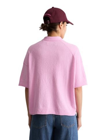 Marc O'Polo DENIM Strick-Poloshirt regular in Pale Bubblegum
