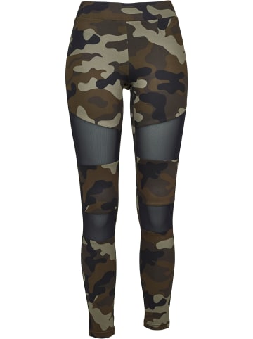 Urban Classics Leggings in woodcamo/blk